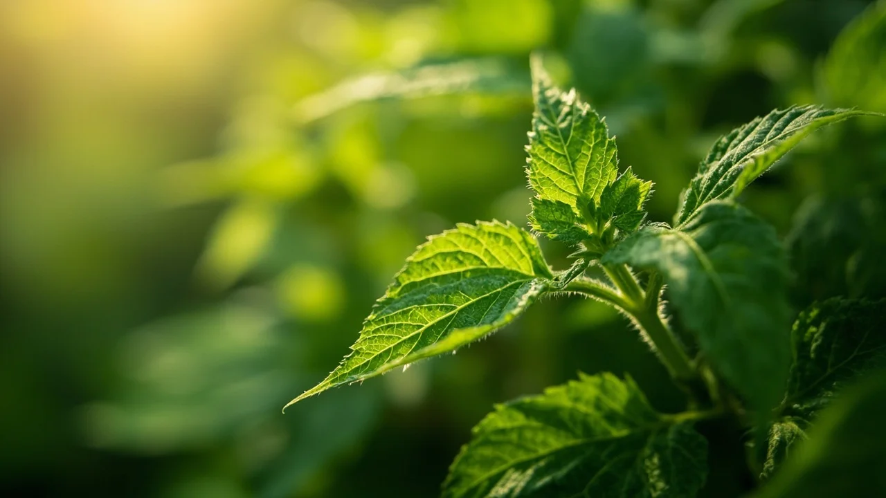 Nettle in natural light